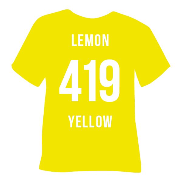 Termoplēve 419 Lemon Yellow
