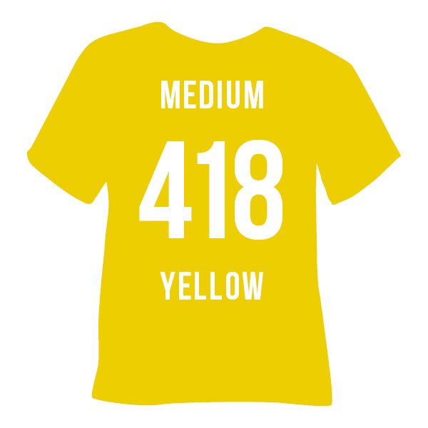 Termoplēve 418 Medium Yellow