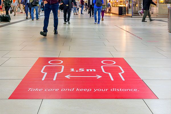 Līmplēve grīdas grafikai Solvoprint Dot Print'n'walk, sarkana, 1.372m